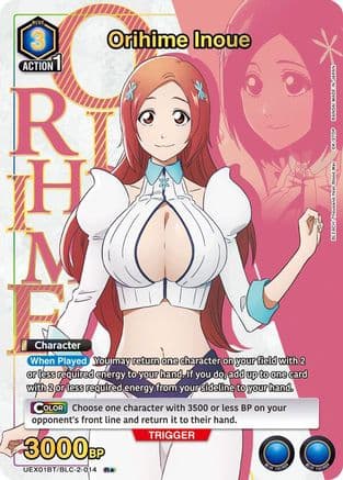 Orihime Inoue (014) (R*) — Union Arena card