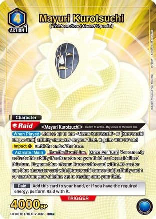 Mayuri Kurotsuchi (038) (SR*) — UEX01BT: BLEACH: Thousand-Year Blood War Vol.2