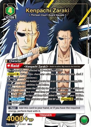 Kenpachi Zaraki (067) (SR*) — Union Arena card