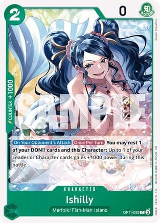 Ishilly — A Fist of Divine Speed One Piece Card Game card by Koushi Rokushō