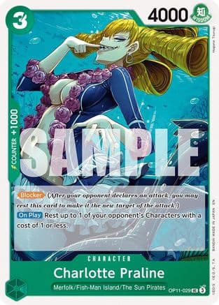 Charlotte Praline — A Fist of Divine Speed One Piece Card Game card by Hajime Tsurugi