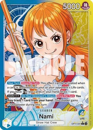 Nami (041) (Alternate Art) — A Fist of Divine Speed