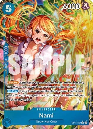 Nami (054) (Alternate Art) — A Fist of Divine Speed