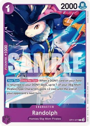 Randolph — A Fist of Divine Speed One Piece Card Game card by Suzume Murakoshi