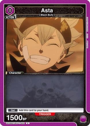 Asta (002) — UE08BT: Black Clover