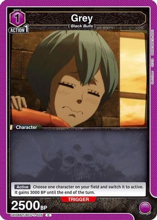 Grey (005) — UE08BT: Black Clover