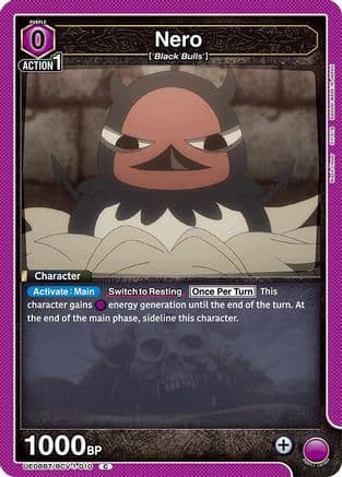 Nero (010) — UE08BT: Black Clover