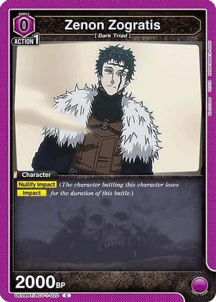 Zenon Zogratis (020) — UE08BT: Black Clover
