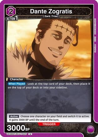 Dante Zogratis (025) — UE08BT: Black Clover