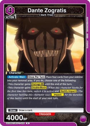 Dante Zogratis (026) — UE08BT: Black Clover