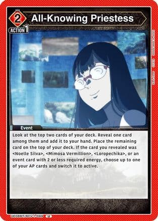All-Knowing Priestess — UE08BT: Black Clover