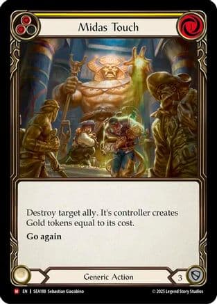 Midas Touch — High Seas Flesh and Blood card by Sebastian Giacobino