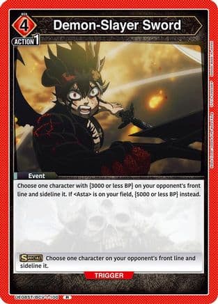 Demon-Slayer Sword — UE08ST: Black Clover Starter Deck