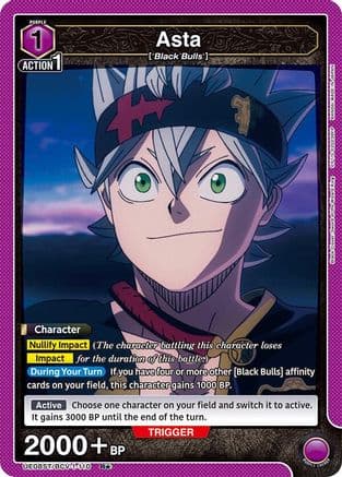 Asta (110) (R*) — Union Arena card