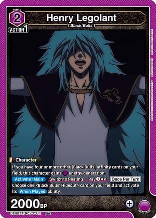Henry Legolant (R*) — UE08ST: Black Clover Starter Deck