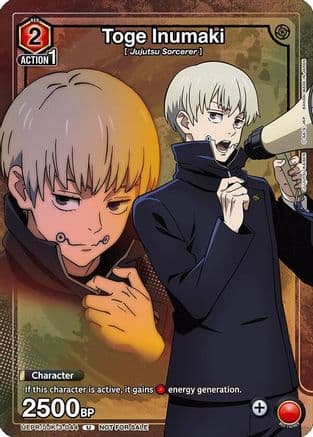 Toge Inumaki — Union Arena Promotion Cards