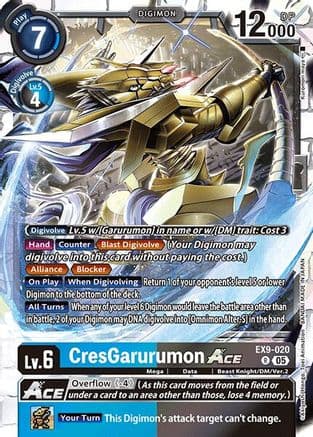 CresGarurumon ACE — Versus Monsters