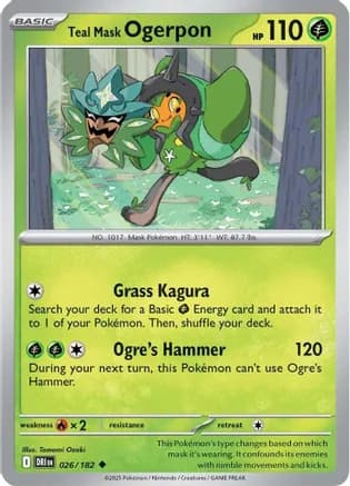 Teal Mask Ogerpon — SV10: Destined Rivals