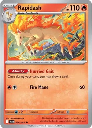 Rapidash - 030/182 — SV10: Destined Rivals