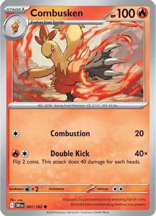Combusken — SV10: Destined Rivals