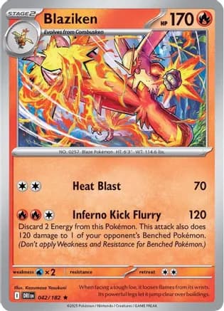Blaziken - 042/182 — SV10: Destined Rivals