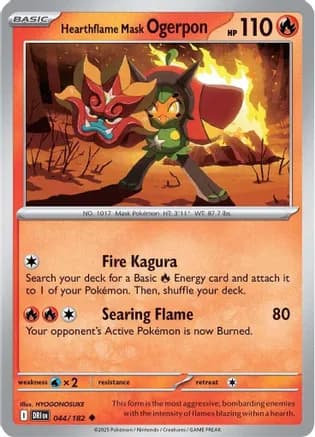 Hearthflame Mask Ogerpon — SV10: Destined Rivals