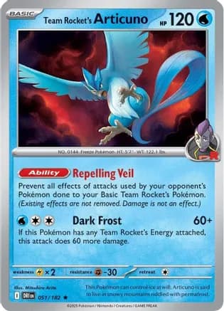 Team Rocket's Articuno — SV10: Destined Rivals