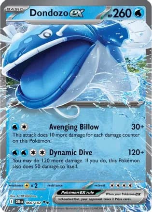 Dondozo ex - 066/182 — SV10: Destined Rivals
