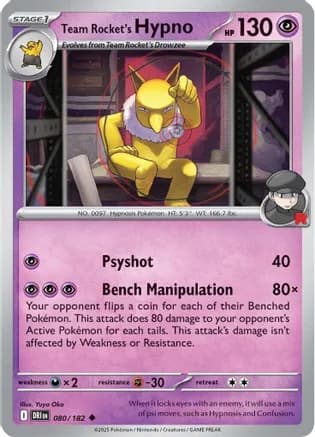 Team Rocket's Hypno — SV10: Destined Rivals