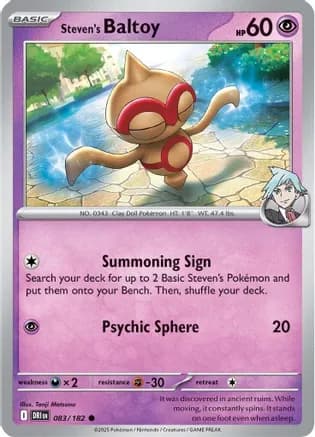 Steven's Baltoy — SV10: Destined Rivals