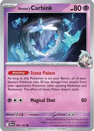 Steven's Carbink — SV10: Destined Rivals