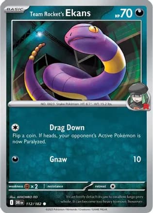 Team Rocket's Ekans — SV10: Destined Rivals