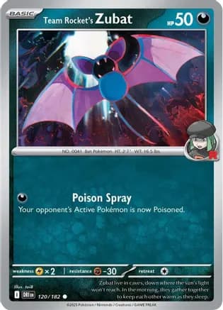 Team Rocket's Zubat — SV10: Destined Rivals