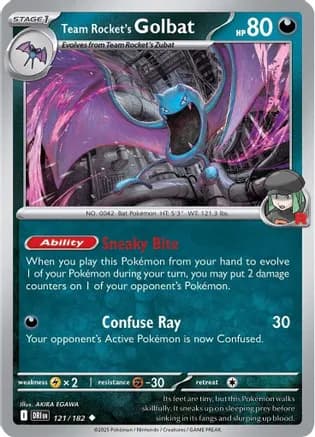 Team Rocket's Golbat — SV10: Destined Rivals