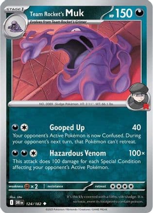 Team Rocket's Muk — SV10: Destined Rivals Pokémon TCG card by Aya Kusagawa