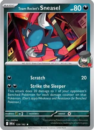 Team Rocket's Sneasel — SV10: Destined Rivals
