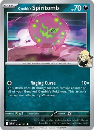 Cynthia's Spiritomb — SV10: Destined Rivals