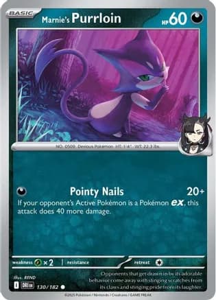 Marnie's Purrloin — SV10: Destined Rivals