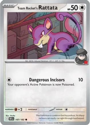 Team Rocket's Rattata — SV10: Destined Rivals