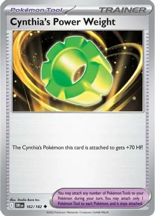 Cynthia's Power Weight — SV10: Destined Rivals