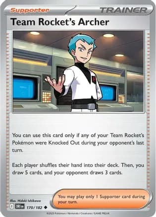 Team Rocket's Archer - 170/182 — SV10: Destined Rivals