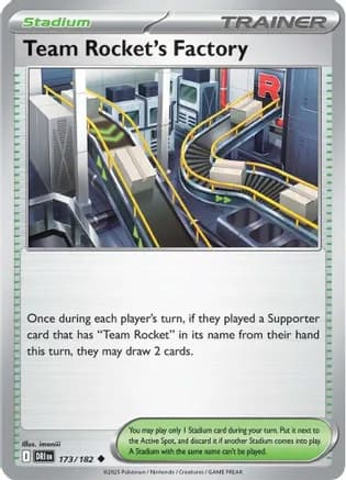 Team Rocket's Factory — SV10: Destined Rivals