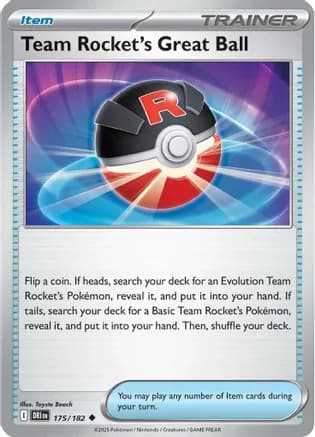 Team Rocket's Great Ball — SV10: Destined Rivals