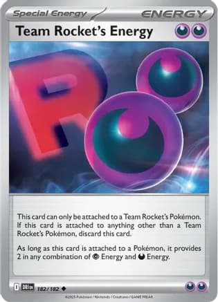 Team Rocket's Energy — SV10: Destined Rivals