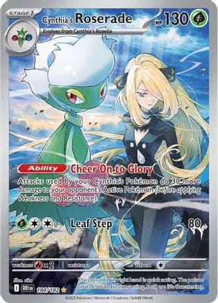 Cynthia's Roserade - 184/182 — SV10: Destined Rivals
