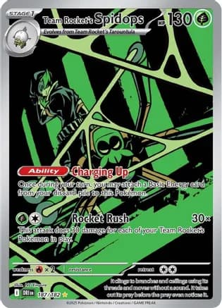 Team Rocket's Spidops - 187/182 — SV10: Destined Rivals