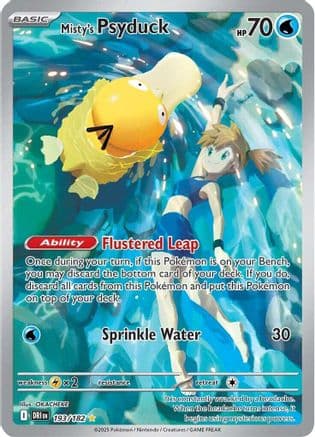 Misty's Psyduck - 193/182 — Pokémon TCG card