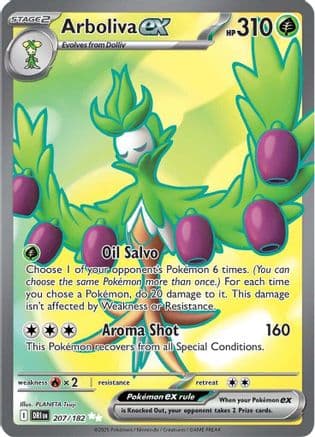 Arboliva ex - 207/182 — SV10: Destined Rivals Pokémon TCG card by PLANETA Tsuji