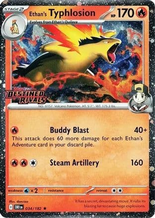 Ethan's Typhlosion (Prerelease) — Miscellaneous Cards & Products