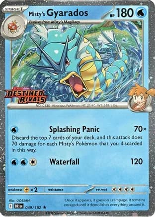 Misty's Gyarados (Prerelease) — Miscellaneous Cards & Products